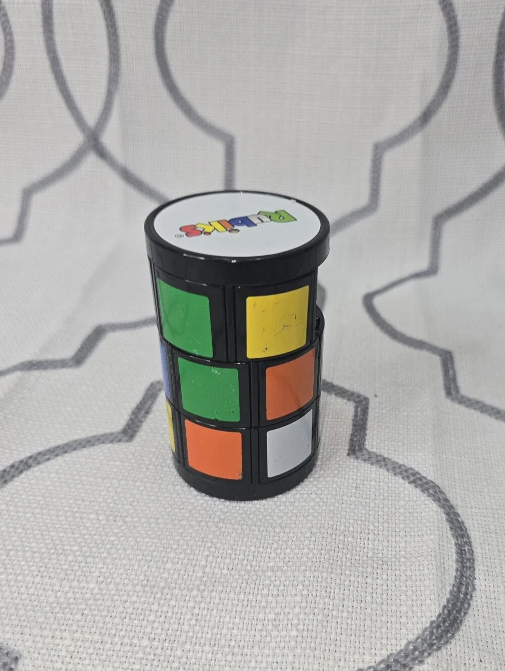 McDonalds Rubik's Cube Cylinder Puzzle Toy From Happy Meal 2020 Rare